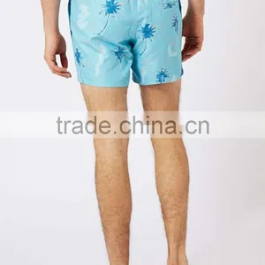MGOO Foshan Manufacturer Custom Sublimation Print Mens Boardshorts Swimwear Mesh Inside DrawString Elastane Waistband thumbnail-5
