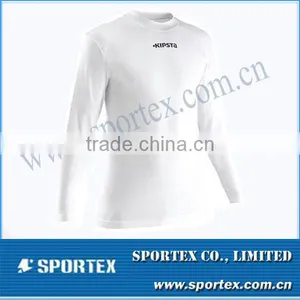 Dry Fit Compression Jersey for Men, White Color Mens Compression Wear, Mens Compression Top thumbnail-1