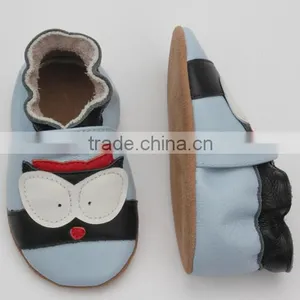 Fancy Handmade Skidproof Soft Sole Leather Baby Shoes thumbnail-3