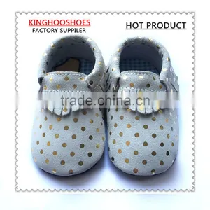 Gold Dot Moccasin Shoes Rubber Sole Shoes 2016 New Style Shoes thumbnail-1