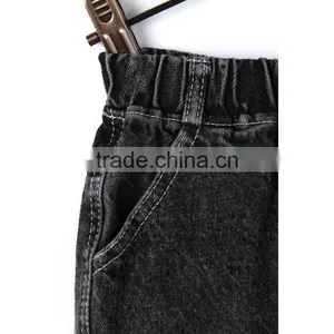 100% Cotton Ripped Frayed Design Contrast Color Fancy Kids Jeans Leisure Latest Boys Ripped Fashion Jeans thumbnail-4