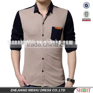 2017 New Arrival Stylish Men Corduroy Slim Fit Casual Shirt thumbnail-4