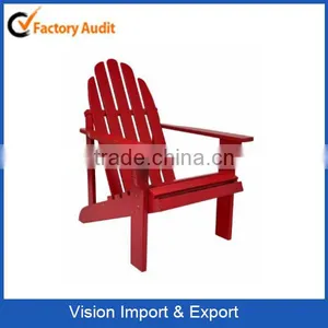 FSC Certified Folding Adirondack Chair/leisure Chair / Beach Chair Wooden Garden Chairs thumbnail-1
