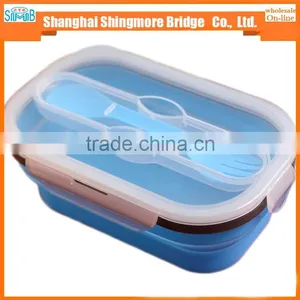 2017 China Supplier Hot Sales Good Quality Silicone Bento Lunch Box thumbnail-1