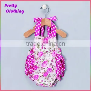 Baby Girls One-pieces Floral Romper Jumpsuit Jumper Outfit Clothes thumbnail-5