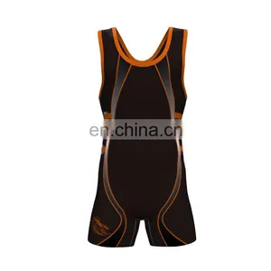 Custom Wholesale Cheap 5xl Wrestling Singlets thumbnail-2