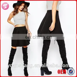 2015 High Quality Fancy Top Designs Ladies Short Skater Skirt thumbnail-1
