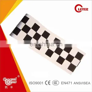 Sew On Reflection 10 CM Grey Tapes With Black Print on 100% Polyester thumbnail-1