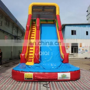 Grade Tropical Giant Inflatable Water Slide With Pool for Kids N Adults From China thumbnail-1