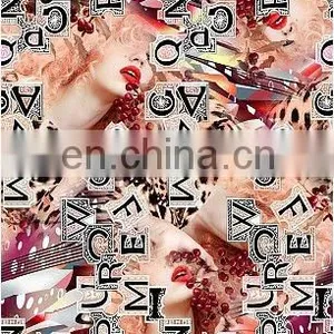 100% Polyester 150cm Floral Digital Printed Chiffon Fabric Stocklot thumbnail-1