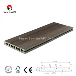 Outdoor Design Decking Flooring WPC Composite Material thumbnail-1