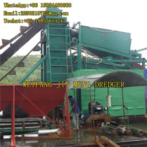 Customized Design 80m³/h River Sand Bucket Chain Gold Dredger thumbnail-2