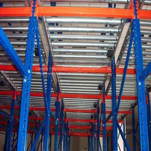 Warehouse Carton Storage Roller Gravity Pallet Flow Rack thumbnail-1