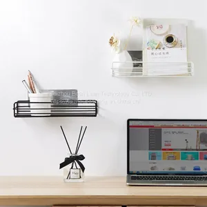 Japanese-style Wrought Iron Wall-mounted Racks Bathroom/kitchen Storage Rack Storage Shelf Shower thumbnail-1