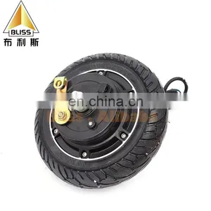 8 Inch Brushless Motor Electric Scooter 24V36V350W Wheel Solid Tire Electric Scooter Kit Scooter Hub Motor thumbnail-4