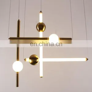 Zhongshan Post Modern Design Decorative LED Hanging Chandelier Pendant Light for Hotel thumbnail-3