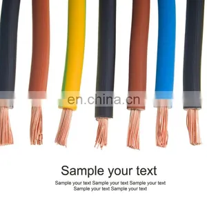 Best Price PVC Cover Stranded /Flex Copper Ininsulated Electric Conductor for Home thumbnail-6