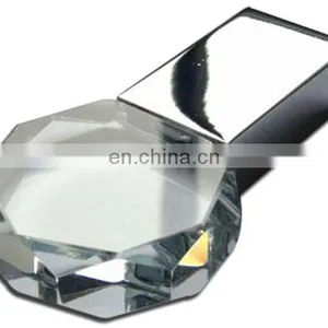 Customized Logo Promotional Advertising USB Flash Drive USB 2.0 Thumb Plastic Crystal Usb Flash Drive thumbnail-2