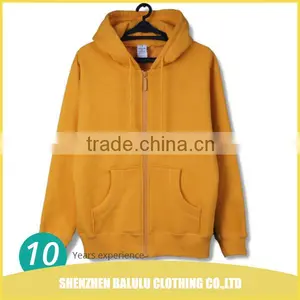 Hot Selling Anti-wrinkle Men Stylish Hoodie Jersey Fleec Jacket With 65% Cotton 35% Polyster thumbnail-1