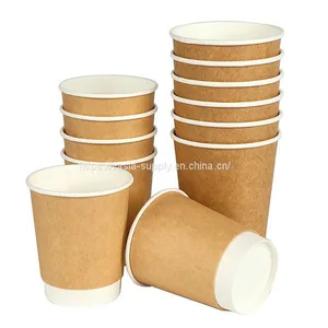 Eco-Friendly Custom Paper Double Wall Coffee Cup thumbnail-1