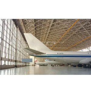 LF Hot Sale Steel Space Frame Roof Hangar Prices Prefabricated thumbnail-4