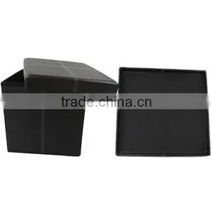 Customized Printing Waterproof Flat Fold Storage Ottoman thumbnail-2