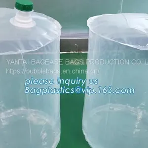 Plastic Drum Liners on Roll, Elastic Band Plastic Drum Covers, Round Bottom Plastic Drum Liners, Round Bottom, Square Bottom Bags thumbnail-2