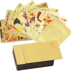 Pokémon Gold Foil Card Card Dream Gold Foil Card Anime Cartoon Small Elves Pokémon Hot Stamping Card thumbnail-5