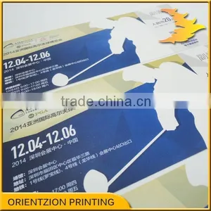 Anti Tamper Ticket, Variable Data, QR Code Ticket, Sports Games Ticket, Golf Tournament Tickets. thumbnail-2
