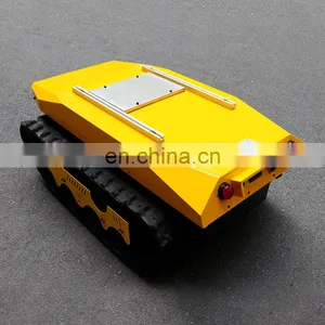 Defy 300kg Loading 2.5km/h-12km/h Rubber Crawler Tracked Chassis Robot Stair Climber Rubber Track Chassis TINS-13 thumbnail-3