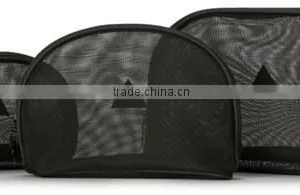 High Quality OEM Mesh Travel Toiletry Bag,men Travel Wash Bag,black Cosmetic Travel Bag thumbnail-2