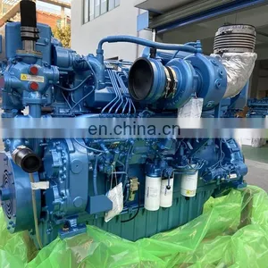 Brand New 6 Cylinder Water Cooler Baudouin 6M26C 450-550hp Marine Diesel Engine for Cargo Ship thumbnail-5
