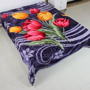 Raschel Mink Polyester Blanket /Korean Cloudy Blanket thumbnail-4