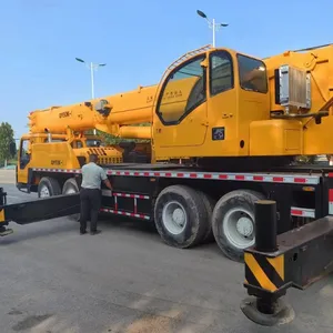 Cheap Price of Used QY50K QY50K QY50K-II 50ton Mobile Hydraulic Type Truck Crane thumbnail-1