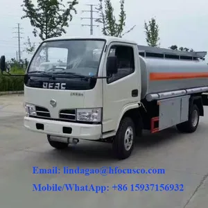 4X2 Dongfeng 5CBM Fuel Tank Truck thumbnail-3