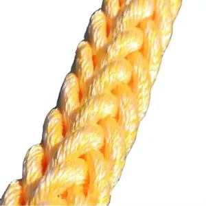 High Strength Polypropylene Cable Polyester Hawser Blend 8/12 Strands for Mooring Rope for Marine Use Vessel Towing thumbnail-1