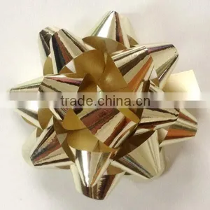 Iridescent Handmade Star Ribbon Bow, Artificial Plastic Ribbon Bow,Pull Ribbon Bow thumbnail-5