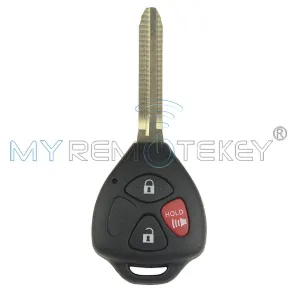 FCC HYQ12BDC HYQ12BBY 314.4Mhz Yaris Camry RAV4 Remote Key 3 Button Toy43 Blade GQ4-29T 315Mhz PN 89070-42670 89070-35170 thumbnail-2