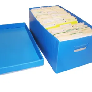 Custom Lightweight PP Hollow Sheet Document Storage and Archival Boxes thumbnail-1
