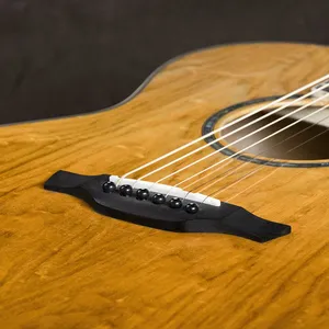 Otis Brand D-MINI 36 Inch Sall Size Guitars Single Solid Top Acoustic Guitar AM-yellow thumbnail-4