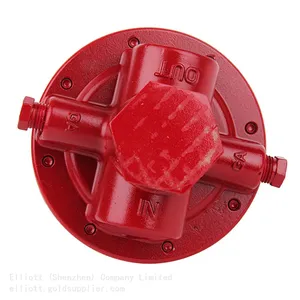 REGO 1588VN Pneumatic LPG Gas Burners Medium High Industrial Pressure DN25 250kg/h Vaporizing Furnace Regulator thumbnail-2