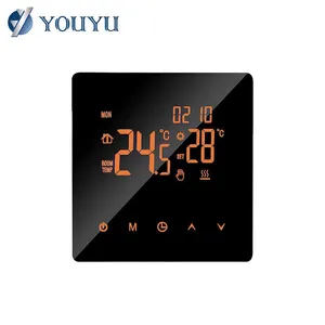 16A Electric Heating Touch Screen Thermostat With WIFI for Floor Heating System thumbnail-2