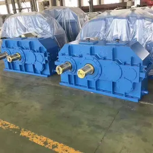 QY34D500 Cylindrical Gear Reducer High Efficiency Hard Tooth Surface Speed Reducer for Crane Winch thumbnail-3