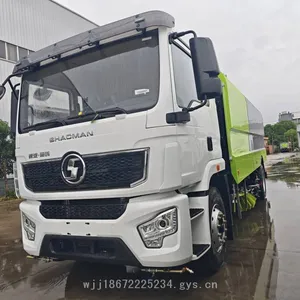 Shaanxi Automobile Dechuang 18-ton Pure Electric Road Sweeper and Washer, sx New Energy Road Sweeper thumbnail-2