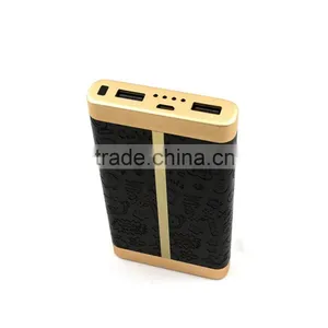 Dual USB Outport 10000mah Portable Charger Mobile Power Bank thumbnail-2