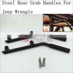 Factory With Low Price Stainless Steel Rear Grab Handles for Jeep Wrangler JK thumbnail-1