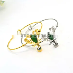 New Fashion Girls Tops Jewelry Gold Models Bracelet Metal Butterfly Charms Bracelet thumbnail-6