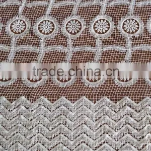 2016 Milk Silk Lace Fabric Design With Flower Polyester Lace Fabric for Garment Accessory thumbnail-2