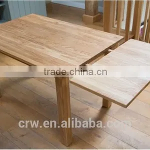 DT-4047 Solid European 6 Seater Oak Long Narrow Dining Table thumbnail-1