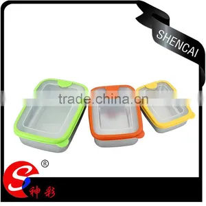 Stainless Steel Food Container Storage Set/ Bulk Lunch Container Bento Box/ Snack Container thumbnail-5